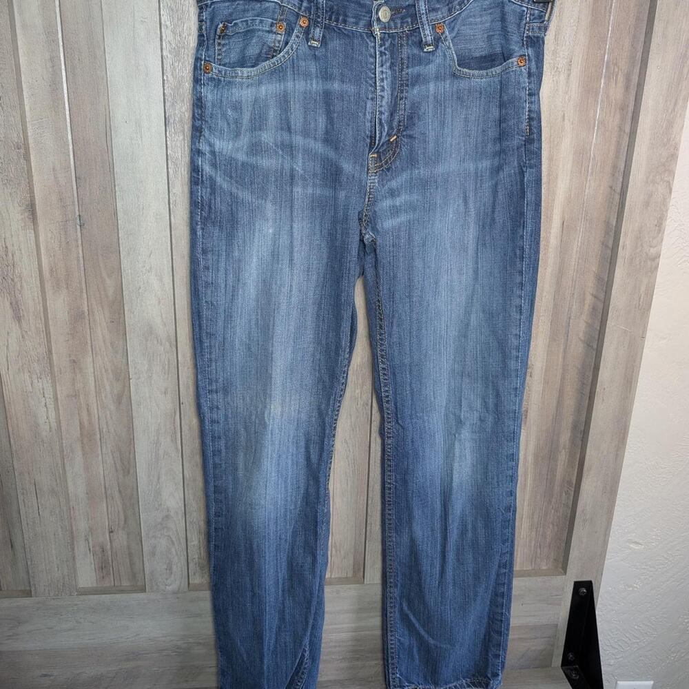 Levis blue denim baggy jeans